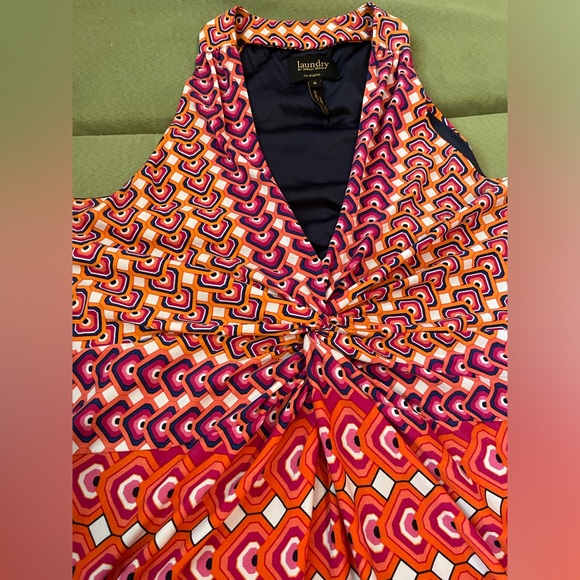 Laundry by Shelli Segal 🧡 Tank Dress Sz 6 - Picture 3 of 5